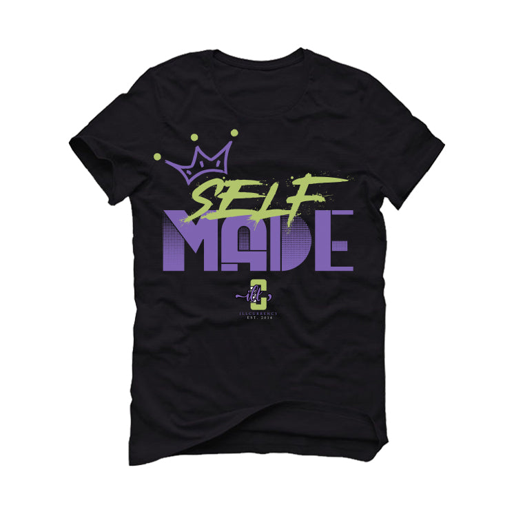 Air Jordan 4 “Canyon Purple” Black T-Shirt (Self Made)