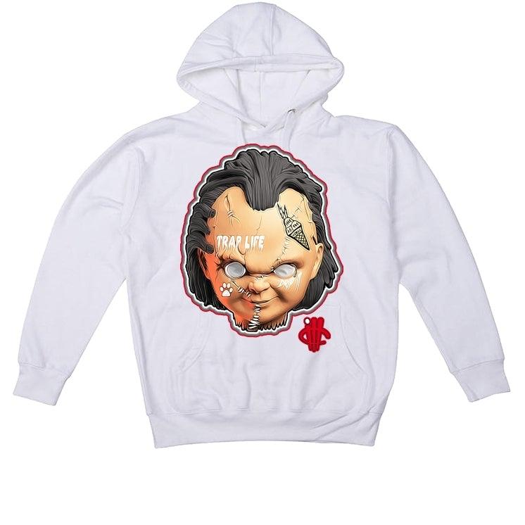 The Nike Air Foamposite Pro White/Black/Varsity Red White T-Shirt (ILL CHILD ) - illCurrency Sneaker Matching Apparel