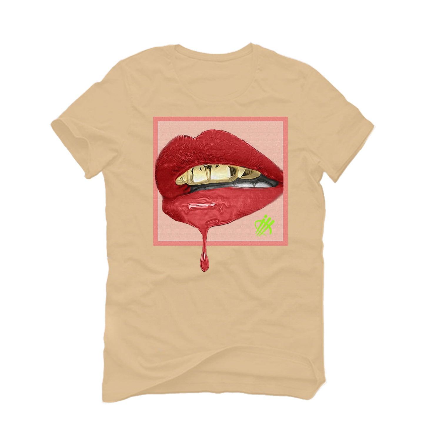 Air Jordan 4 GS “Wild Things” Tan T-Shirt (LIPSTICK) - illCurrency Sneaker Matching Apparel