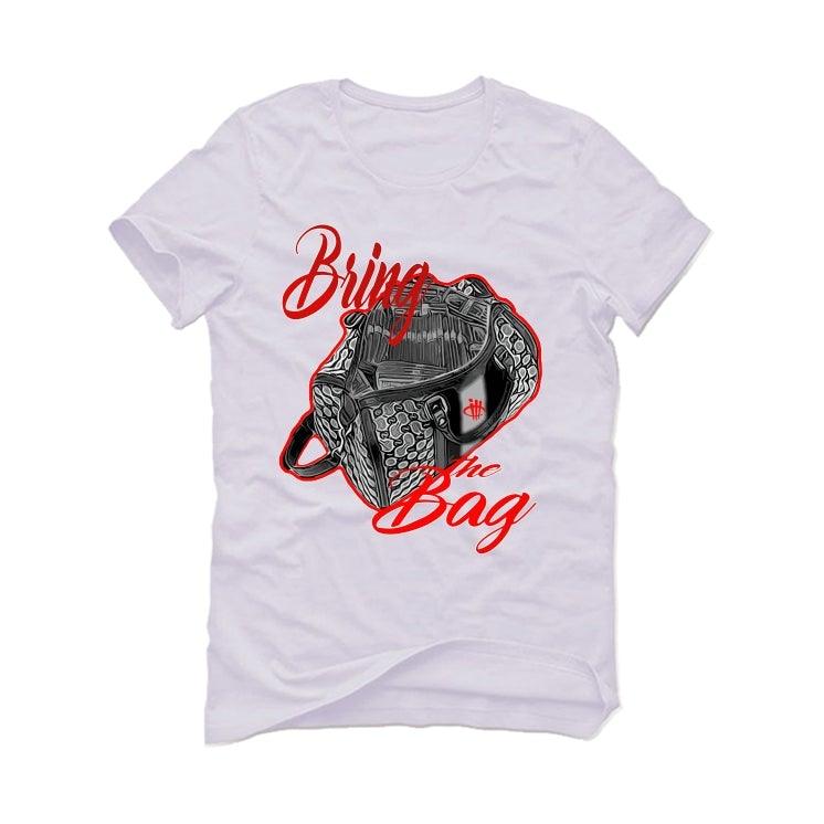 NIKE AIR SHIP PACKAGE AND BLACK AND RED 1S White T-Shirt (BRING THE BAG) - illCurrency Sneaker Matching Apparel