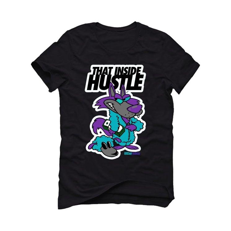 Air Jordan 5 "Alternate Grape" Black T-Shirt (Inside Hustle) - illCurrency Sneaker Matching Apparel