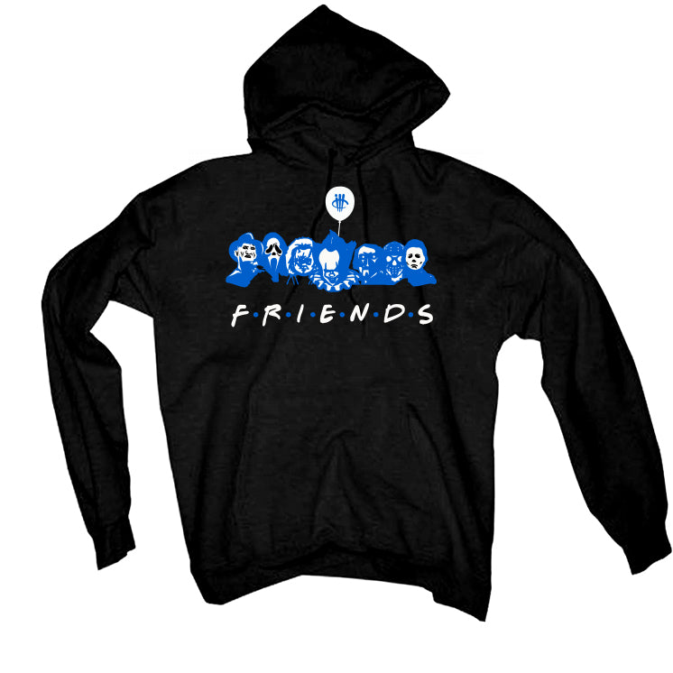 Air Jordan 5 “Racer Blue” Black T-Shirt (Friends)