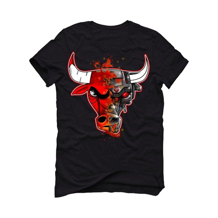 Air Jordan 5 Raging Bull Black T-Shirt (Bulls) - illCurrency Sneaker Matching Apparel