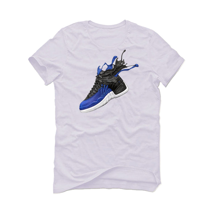 Air Jordan 12 WMNS “Hyper Royal” White T-Shirt (HYPER SPLASH)