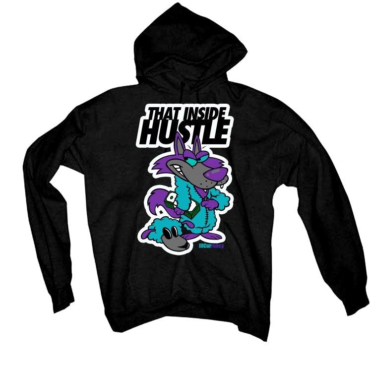 Air Jordan 5 "Alternate Grape" Black T-Shirt (Inside Hustle) - illCurrency Sneaker Matching Apparel