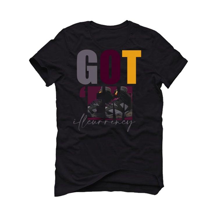 Air Jordan 6 “Bordeaux” 2021 Black T-Shirt (Got Em) - illCurrency Sneaker Matching Apparel