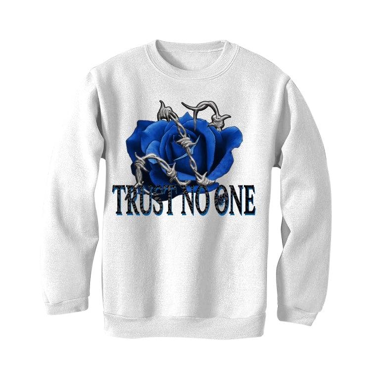 Air Jordan 3 Varsity Royal White T-Shirt (trust no one) - illCurrency Sneaker Matching Apparel