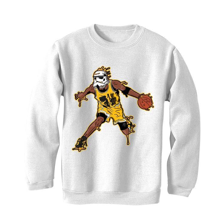 AIR JORDAN 12 BLACK AND YELLOW 2020 White T-Shirt (STORM BALLER) - illCurrency Sneaker Matching Apparel