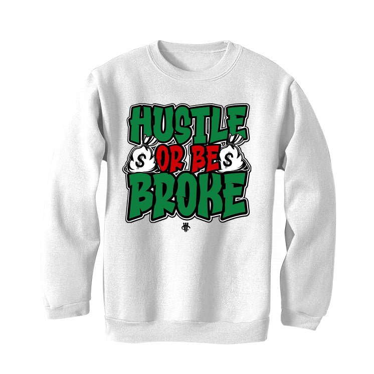 Nike SB x Air Jordan 4 “Pine Green” | illcurrency White T-Shirt (hustle or be broke)