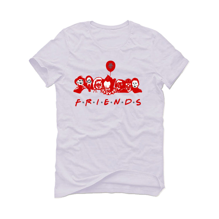 Air Jordan 3 “Fire Red” OG White T-Shirt (F R I E N D S)