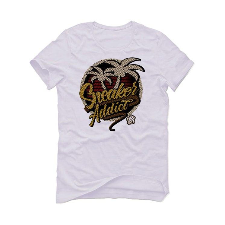 Air Jordan 1 Mid Hits The Trail With Earthy Brown( CHOCOLATE) White T-Shirt (SNEAKER ADDICT) - illCurrency Sneaker Matching Apparel