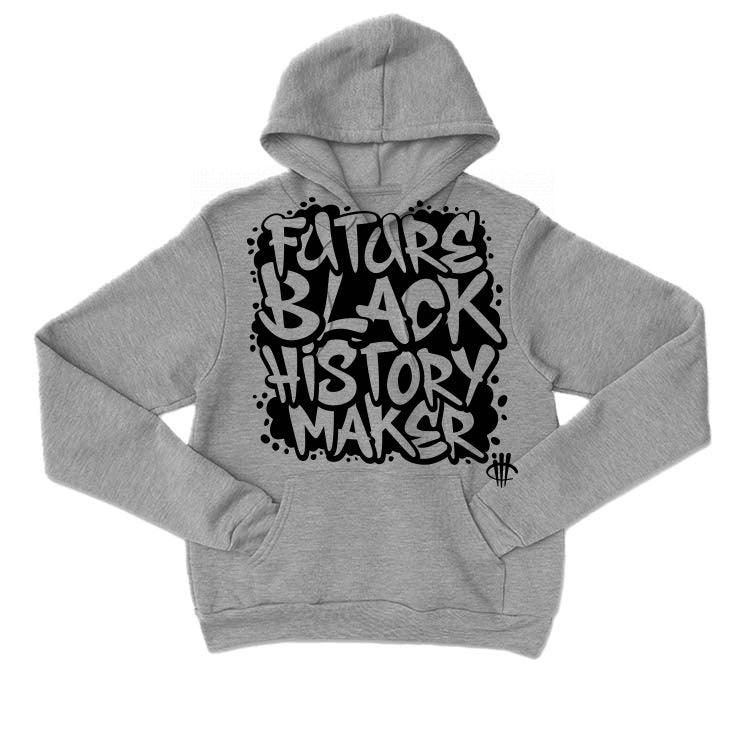 BLACK HISTORY MONTH Grey T-Shirt (FUTURE BLACK HISTORY MAKER) - illCurrency Sneaker Matching Apparel