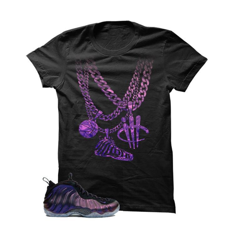 Foamposite One Eggplant Black T Shirt (Chain)