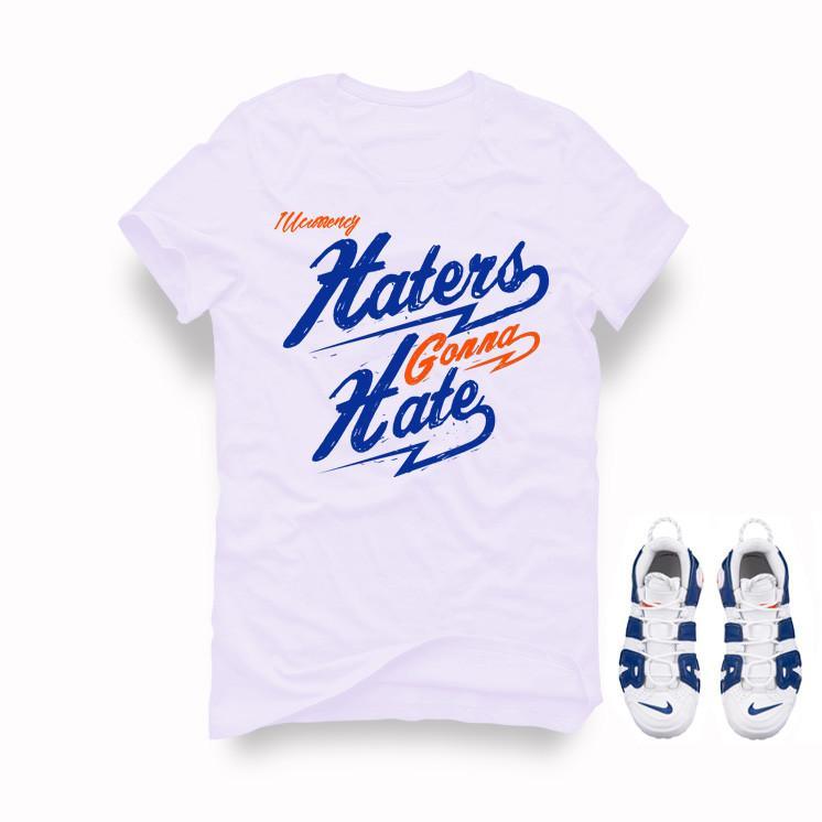 Nike Air More Uptempo Knicks White T Shirt (Haters)
