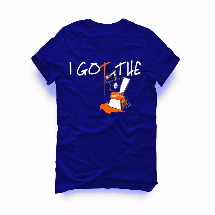 AIR JORDAN 3 “KNICKS” Royal Blue T-Shirt (I got the juice) - illCurrency Sneaker Matching Apparel