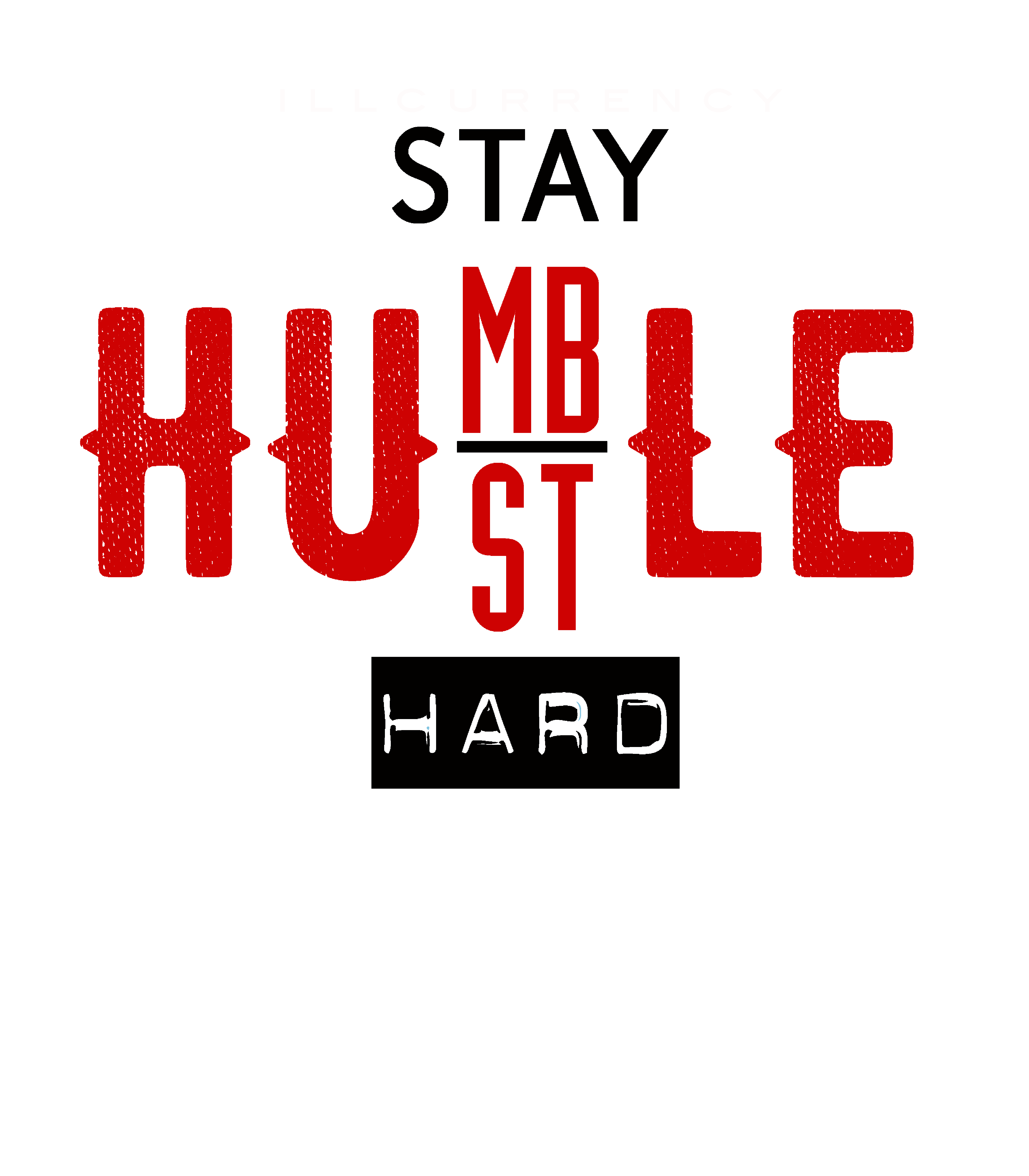 Air Jordan 1 KO White T-Shirt (Stay Humble Hustle Hard)