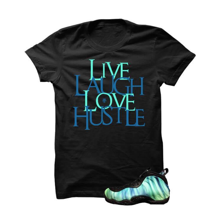 Northern Lights Foams Black T Shirt (Love Hustle)