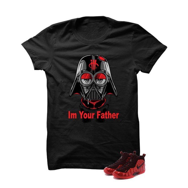 University Red Foams Black T Shirt (Star Wars Minion)