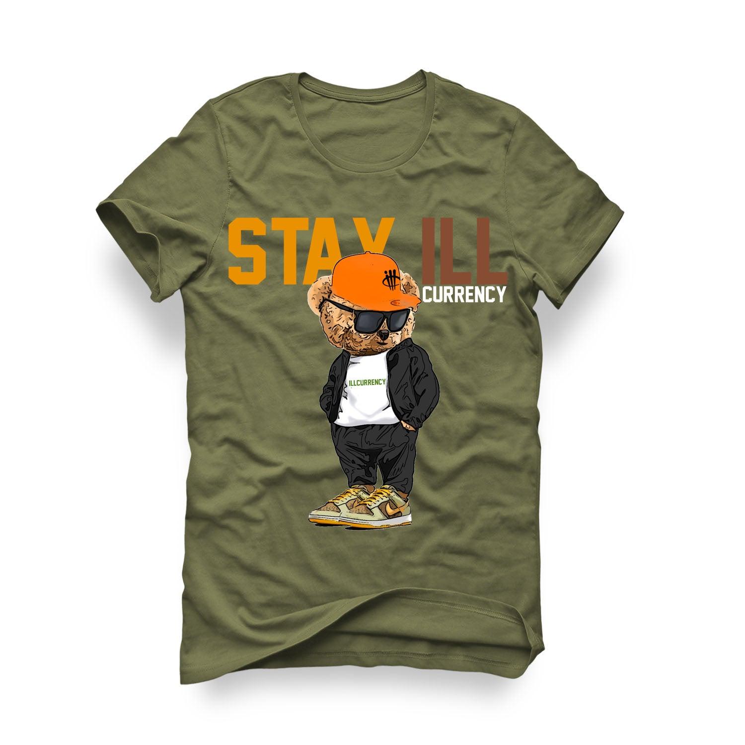 Nike Dunk Low Dusty Olive Gold Olive T-Shirt (Stay Ill) - illCurrency Sneaker Matching Apparel