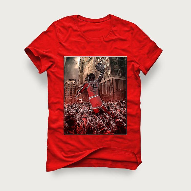 Air Jordan 5 University Red Red T (AIR ZOMB)