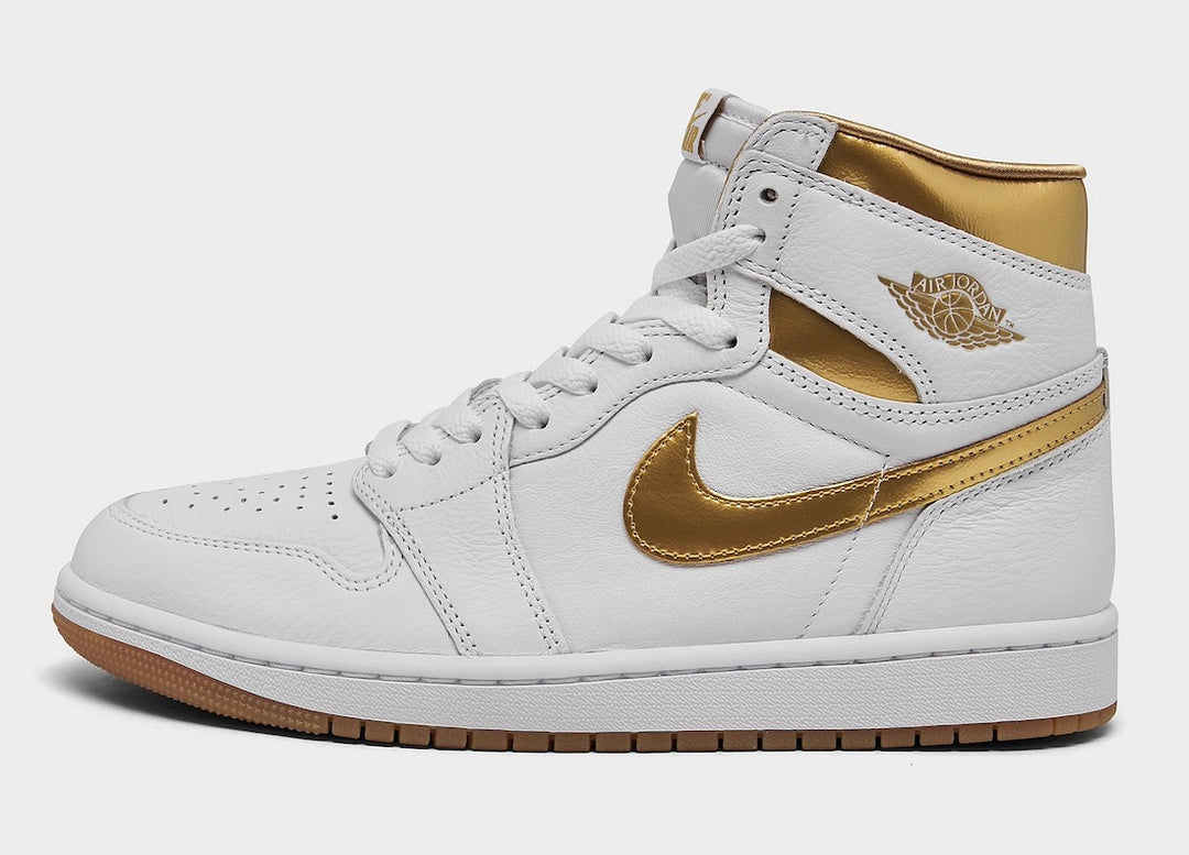 Air Jordan 1 Metallic Gold- Side