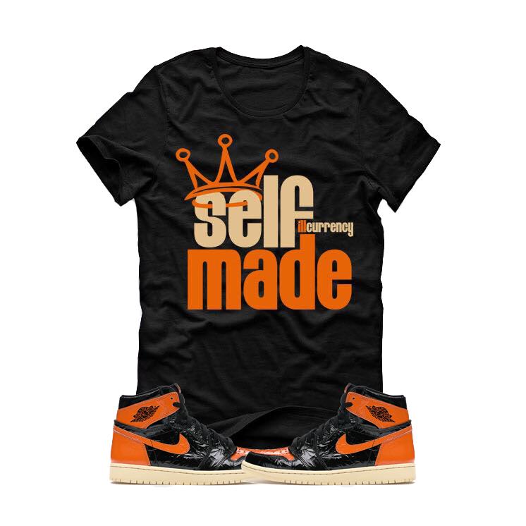 Air Jordan RETRO 1 (Orange black) 2019 - illCurrency Sneaker Matching Apparel