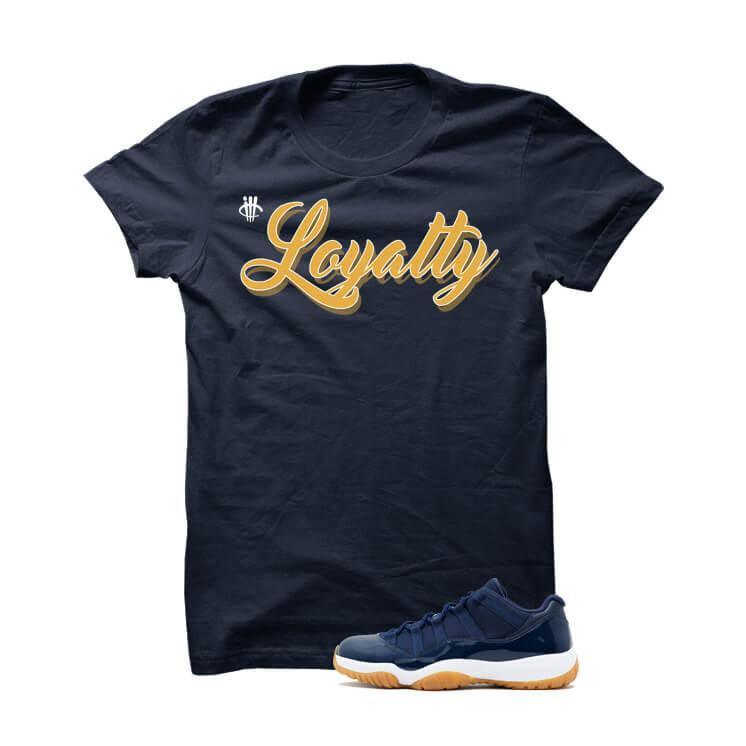 Jordan 11 Low Midnight Navy Gum - illCurrency Sneaker Matching Apparel