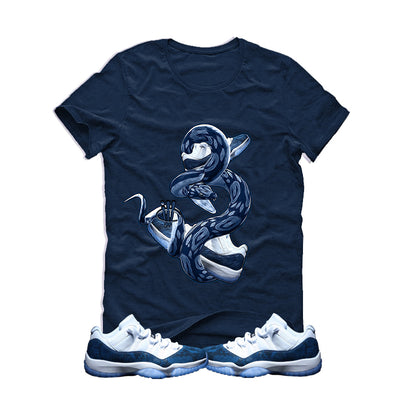 Air Jordan 11 Low “Navy Snakeskin” - illCurrency Sneaker Matching Apparel
