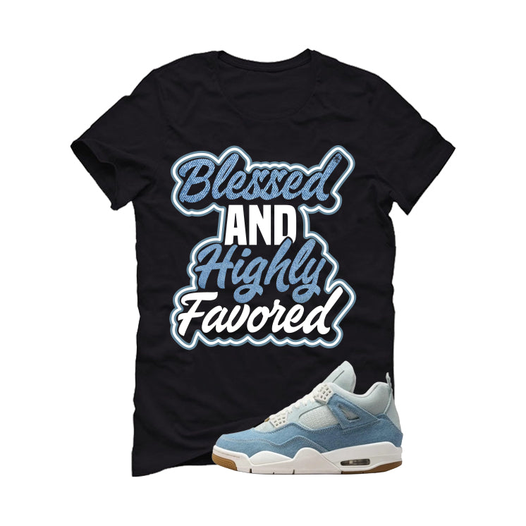 Air Jordan 4 Denim Worn Blue Matching T-Shirt, Sweatshirts & Hoodies