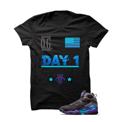 O.G Day 1 Aqua 8s - illCurrency Sneaker Matching Apparel