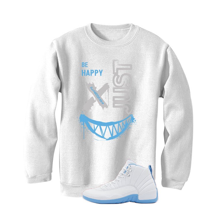 Air Jordan 12 Melo White T-Shirt (Be Happy)| illcurrency