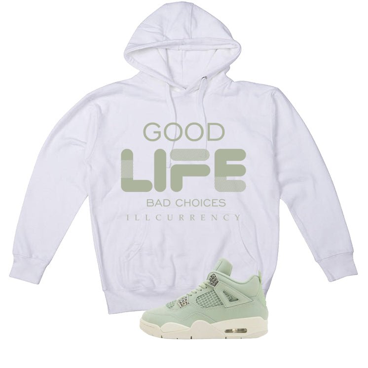 Air Jordan 4 WMNS Seafoam White T-Shirt (Bad Choices)| illcurrency