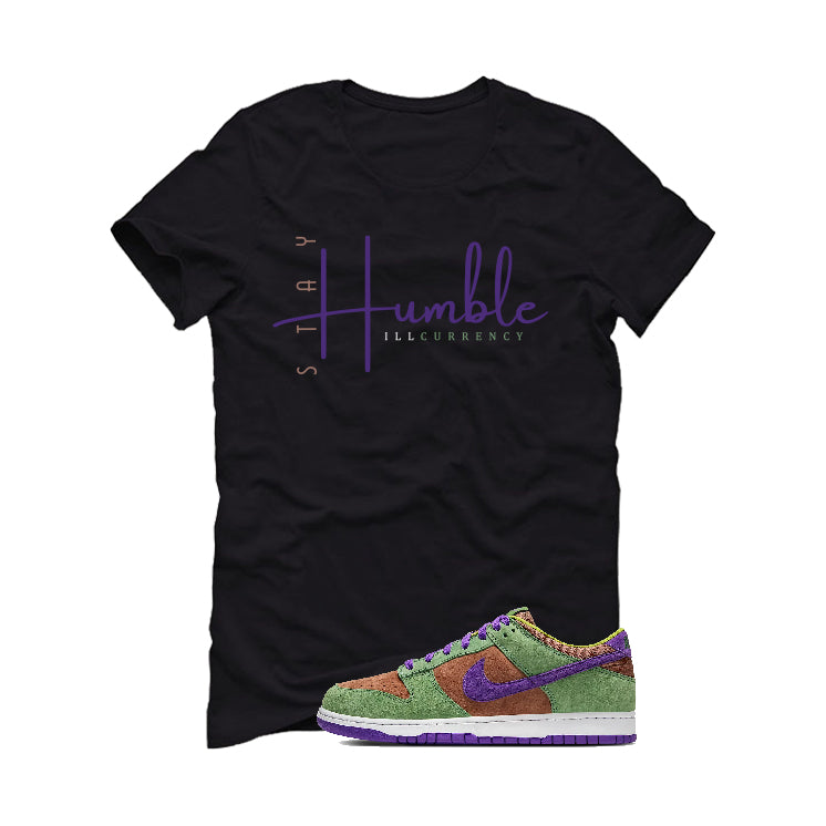 Nike Dunk Low “Veneer” | illcurrency Black T-Shirt (Stay Humble)