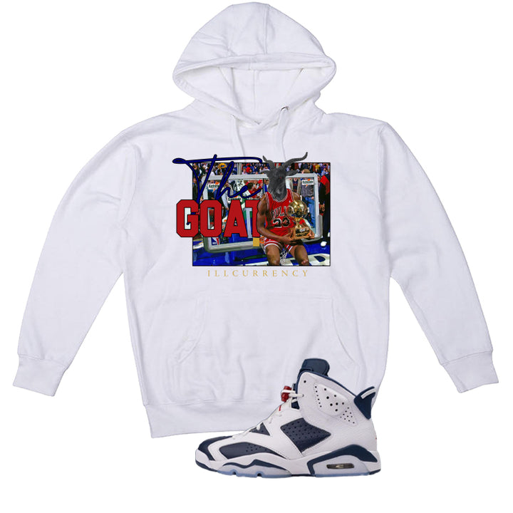 Air Jordan 6 Olympic White T-Shirt (GOAT 23)| illcurrency