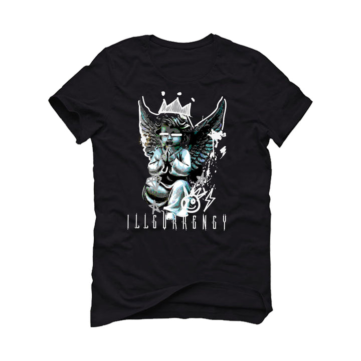 Air Jordan 5 SE “Sail” | illcurrency Black T-Shirt (Graffiti Angel)