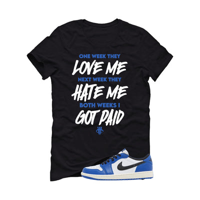 Air Jordan 1 Low OG Game Royal Black T-Shirt (Paid)| illcurrency