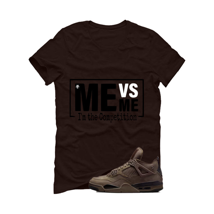 A Ma Maniere x Air Jordan 4 Dark Mocha Matching T-Shirt, Sweatshirts & Hoodies Brown T-Shirt (Me Vs Me)| illcurrency