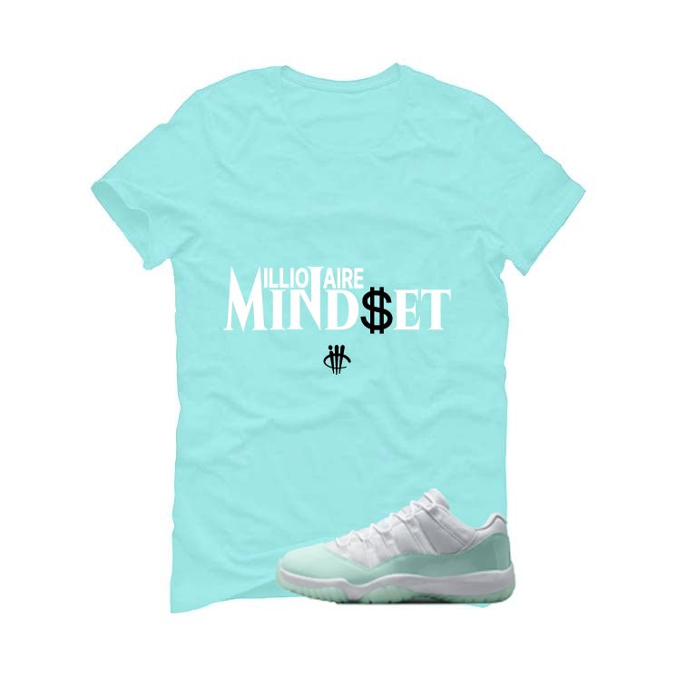Air Jordan 11 Low WMNS Igloo Mint Green T-Shirt (Millionaire Mindset)| illcurrency