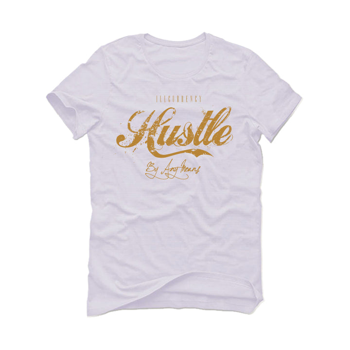 Air Jordan 13 “Wheat” | illcurrency White T-Shirt (Hustle By Any Means)