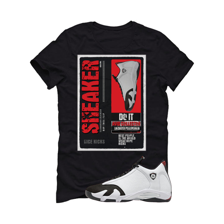 Air Jordan 14 Black Toe Black T-Shirt (Sneaker Collector)| illcurrency