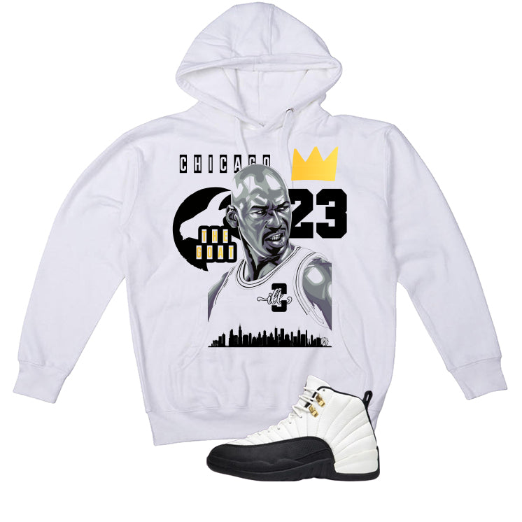 Air Jordan 12 Taxi Matching T-Shirt, Sweatshirts & Hoodies White T-Shirt (The Goat)| illcurrency