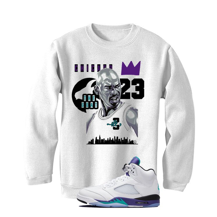 Air Jordan 5 OG Grape White T-Shirt (The Goat)| illcurrency