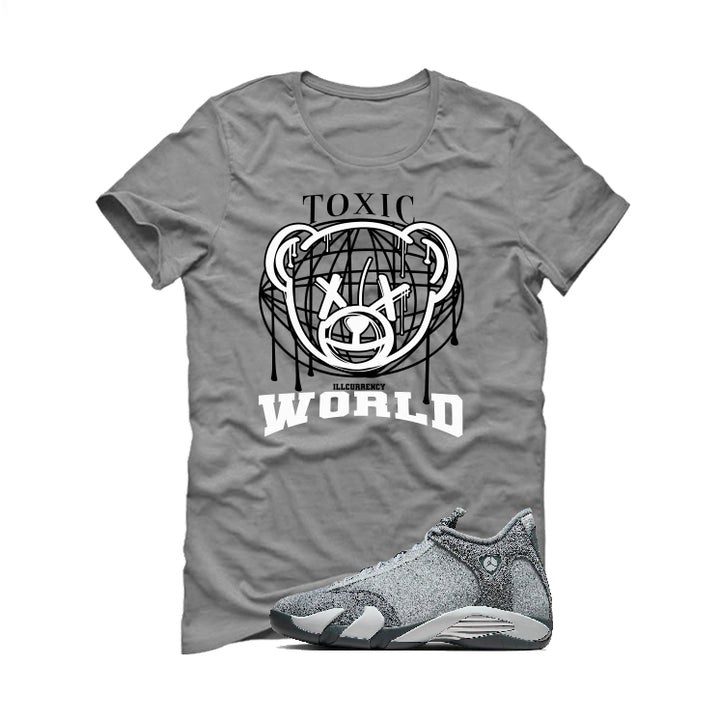 Air Jordan 14 “Flint Grey” | illcurrency Grey T-Shirt (Toxic World)