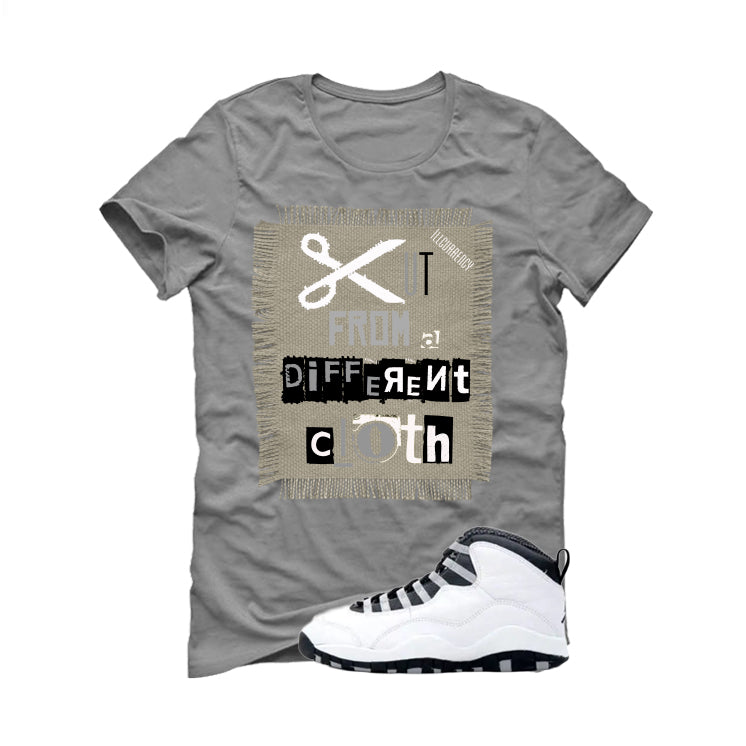 Air Jordan 10 OG Steel Grey T-Shirt (Cut from a different cloth)| illcurrency