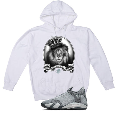 Air Jordan 14 “Flint Grey” | illcurrency White T-Shirt (A Kings Life)