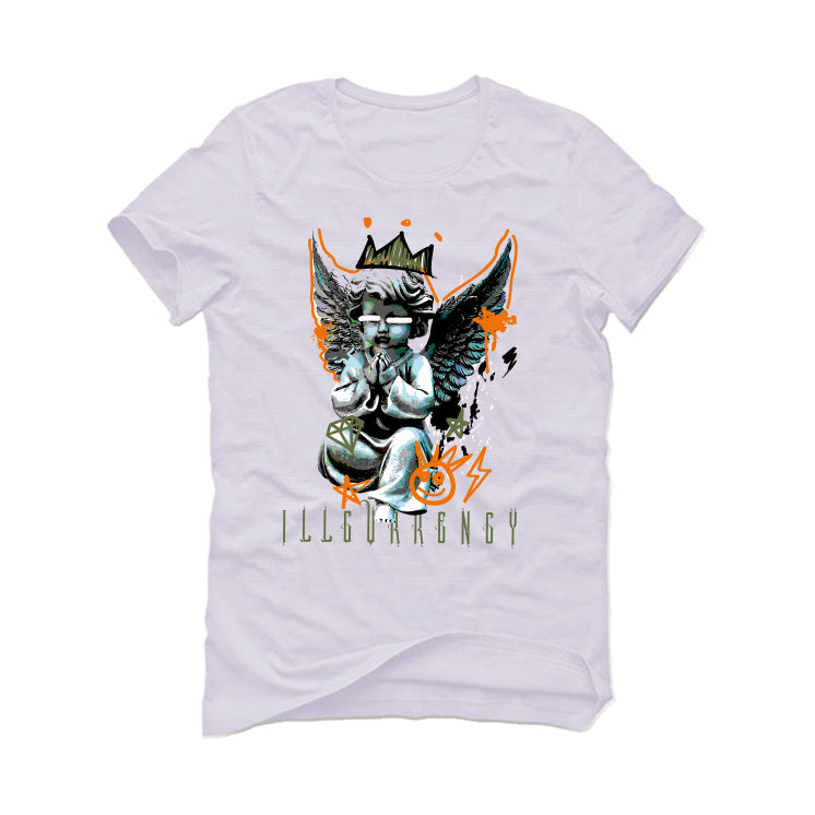 Air Jordan 1 High OG Craft “Celadon” | illcurrency White T-Shirt (Graffiti Angel)