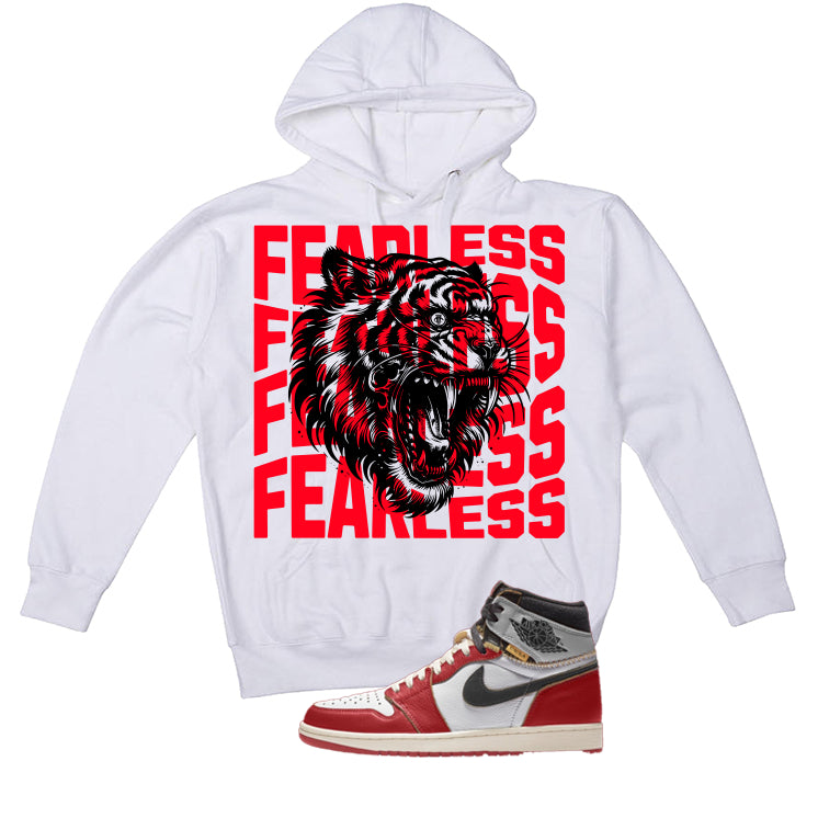 Union LA x Air Jordan 1 High OG White T-Shirt (Fearless Tiger)| illcurrency