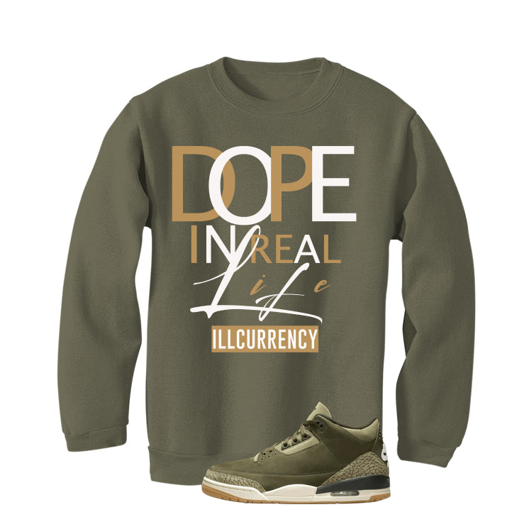 Air Jordan 3 Family Affair Matching T-Shirt, Sweatshirts & Hoodies Military Green T-Shirt (DOPE)| illcurrency