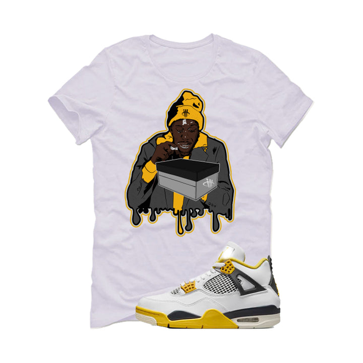 Air Jordan 4 WNNS “Vivid Sulfur” | illcurrency White T-Shirt (UNCENSORED)