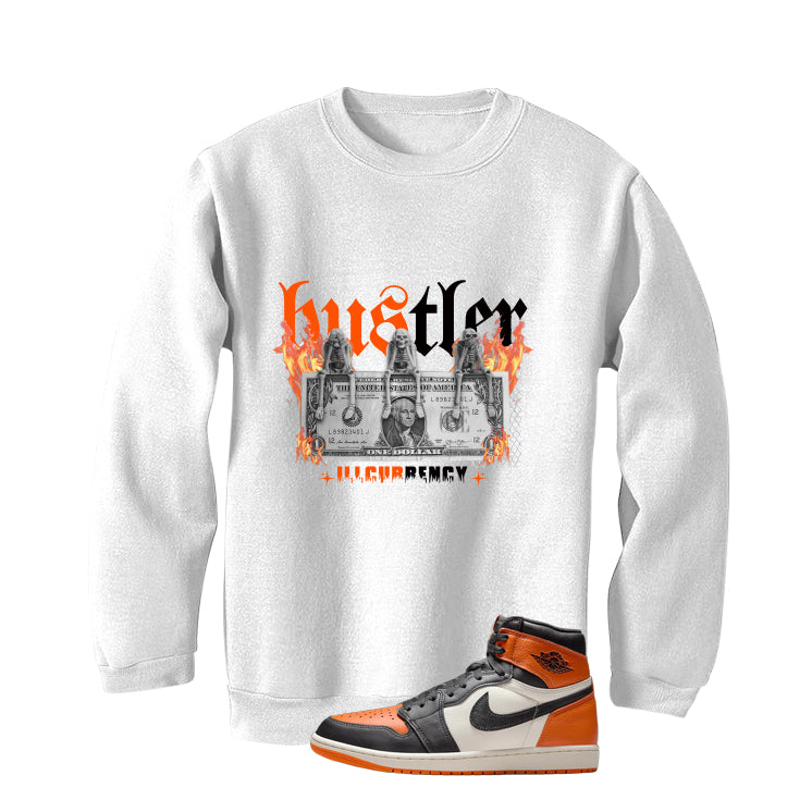 Air Jordan 1 High OG Shattered Backboard White T-Shirt (See No Evil Hustler)| illcurrency